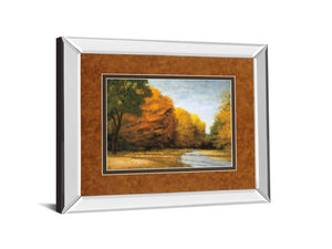Mirrored Frame Evening Walk By Robert Striffolino 34X40 Mirror Frame Print