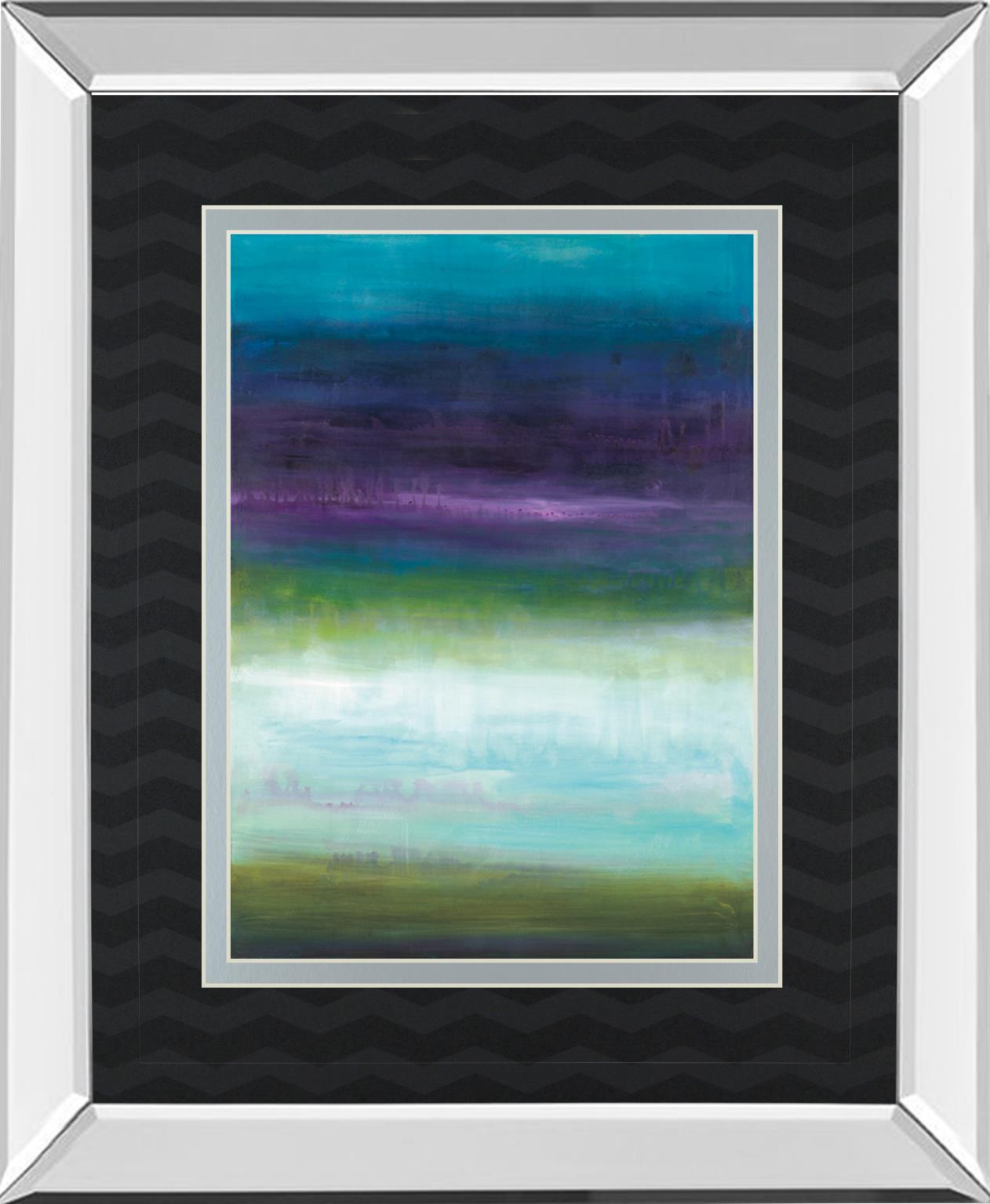 Mirrored Frame Midnight Mulberry By Wani Pasion 34X40 Mirror Frame Print