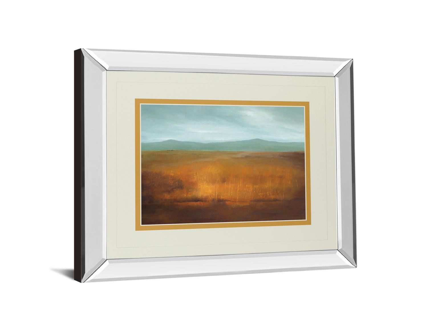 Mirrored Frame Last Light By Caroline Gold 34X40 Mirror Frame Print