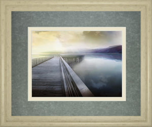 Hazy Morning By Michael Calascibetta 34X40 Framed Print