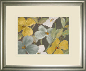 Garden Party In Gray 2 By Lanie Loreth 34X40 Framed Print