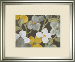 Garden Party In Gray 1 By Lanie Loreth 34X40 Framed Print