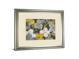 Garden Party In Gray 1 By Lanie Loreth 34X40 Framed Print