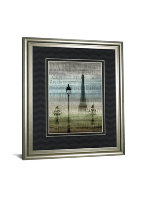 Paris 1 By Allen Lanbert 34X40 Framed Print
