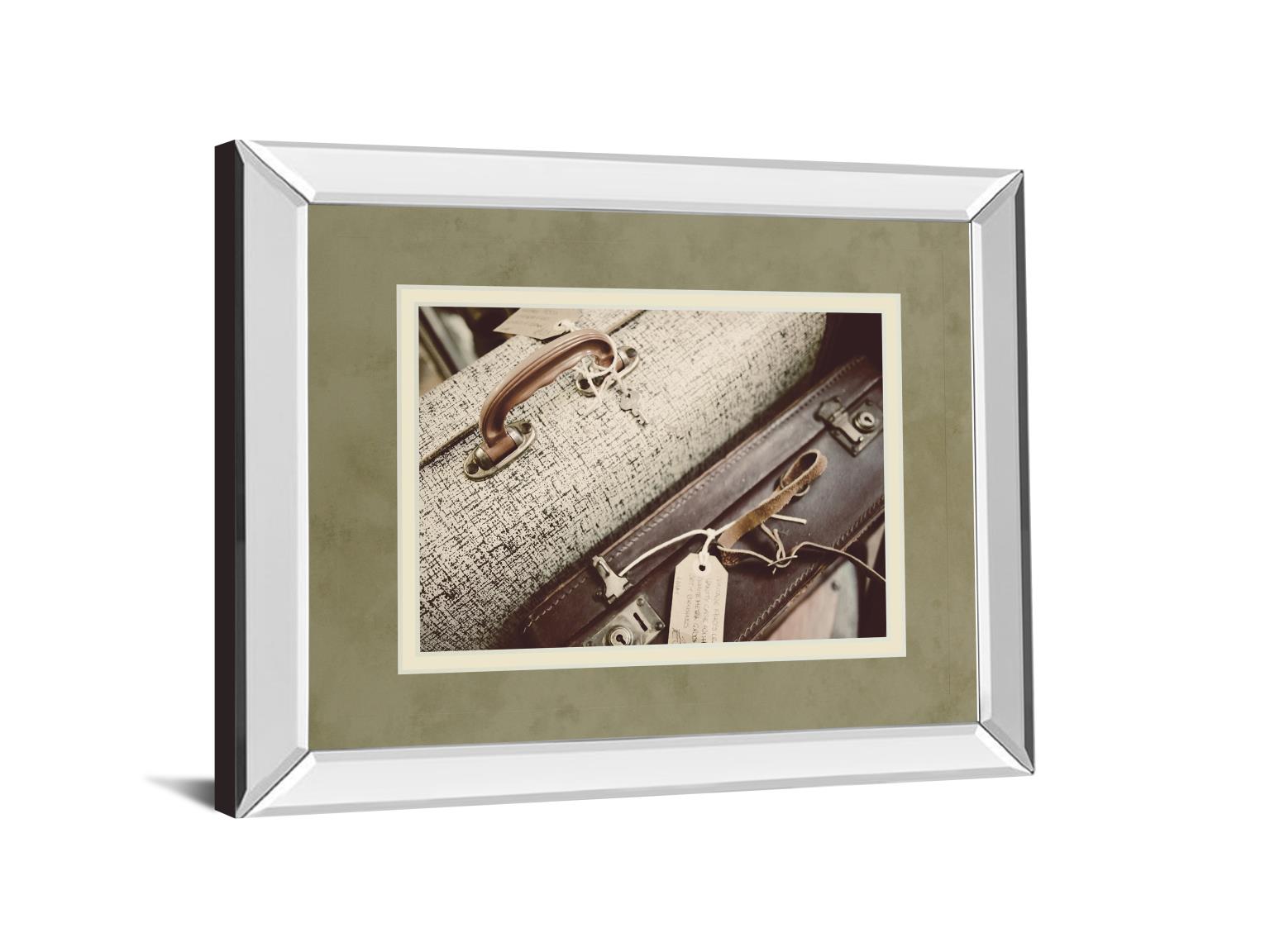 Mirrored Frame Old Travelers By Gail Peck 34X40 Mirror Frame Print