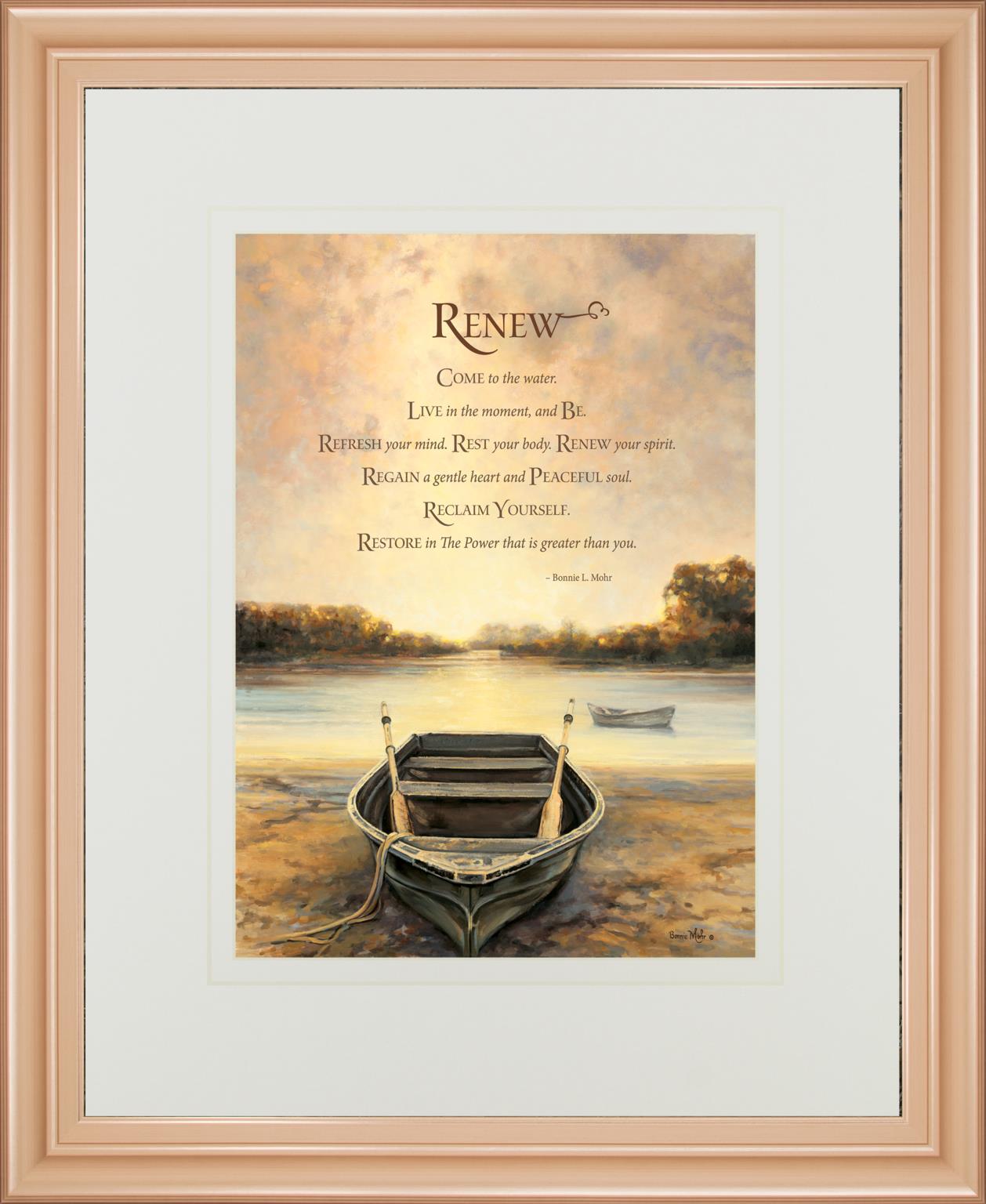 Renew By Bonnie Mohr 34X40 Framed Print