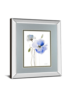 Mirrored Frame All Poppies I By Lanie Loreth 34X40 Mirror Frame Print