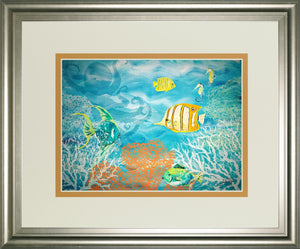 Under The Sea By Julie Derice 34X40 Framed Print