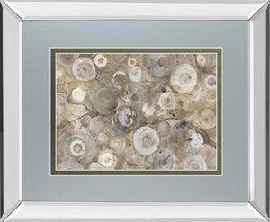 Mirrored Frame Natural Agate By Albena Hristova ***Monl*** 34X40 Mirror Frame Print
