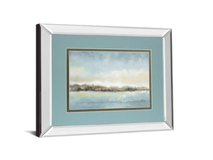 Mirrored Frame Calm Horizon By Tita Quintero 34X40 Mirror Frame Print