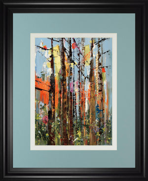 Eclectic Forest By Rebecca Meyers 34X40 Framed Print
