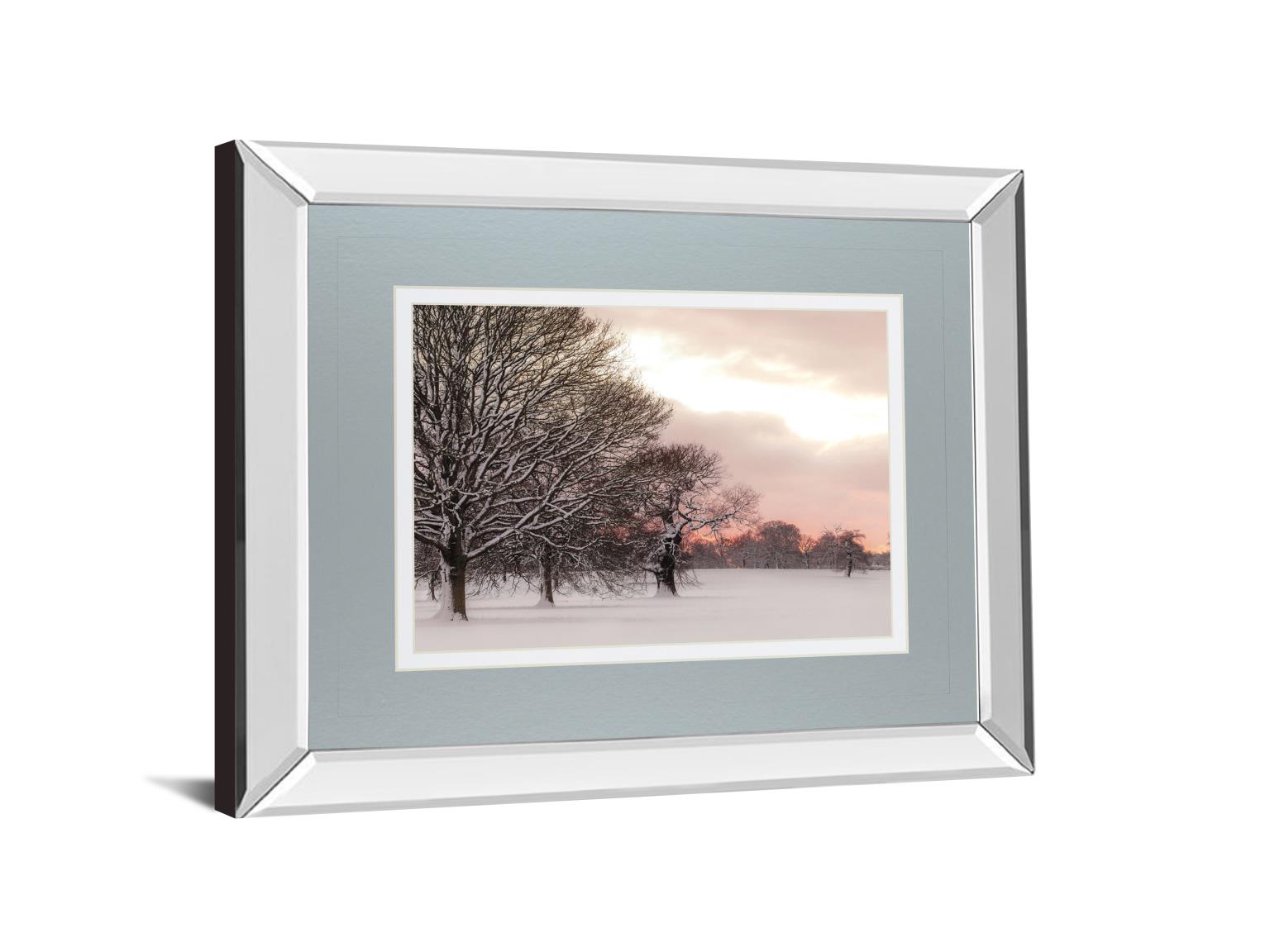 Mirrored Frame Rosy Sunset By Frank Assaf 34X40 Mirror Frame Print