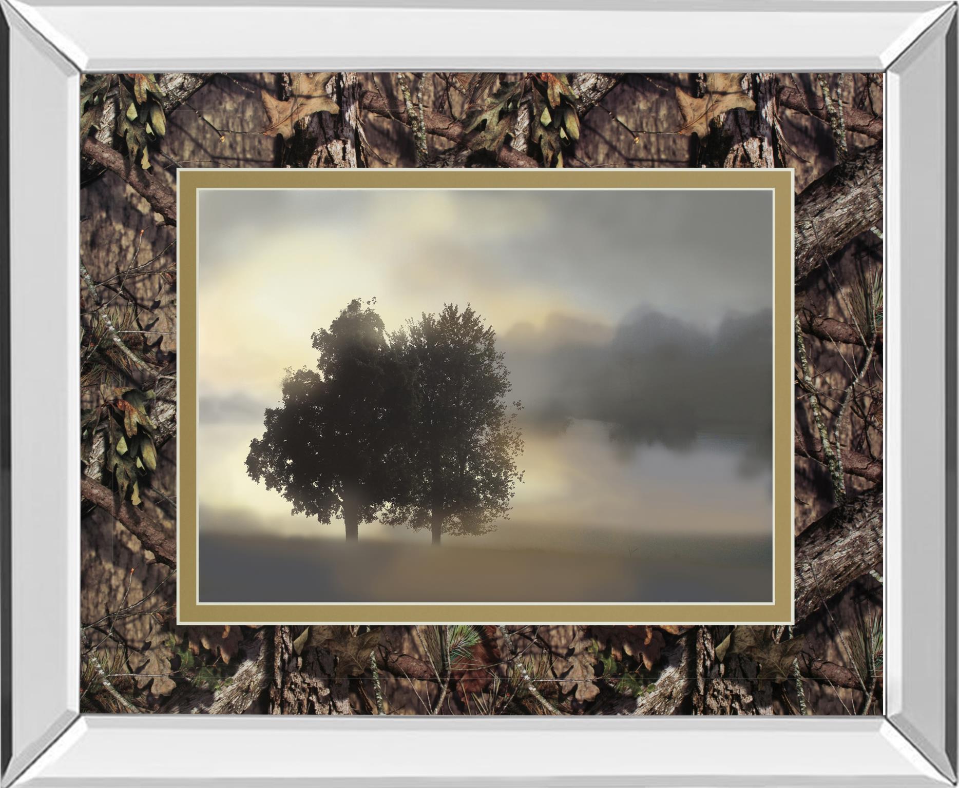 Mirrored Frame Misty Morning By Nan ***Monl*** 34X40 Mirror Frame Print