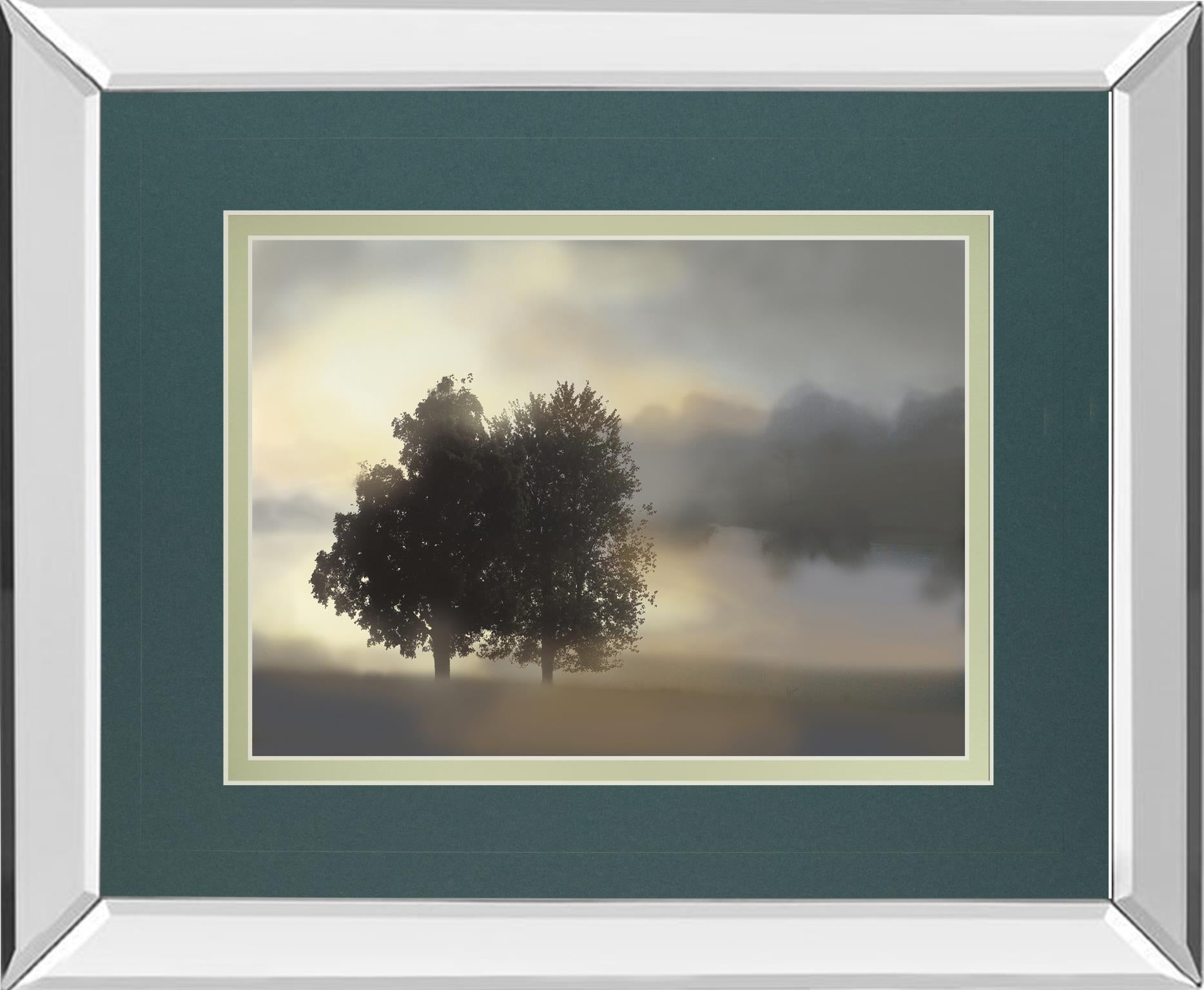 Mirrored Frame Misty Morning By Nan ***Monl*** 34X40 Mirror Frame Print
