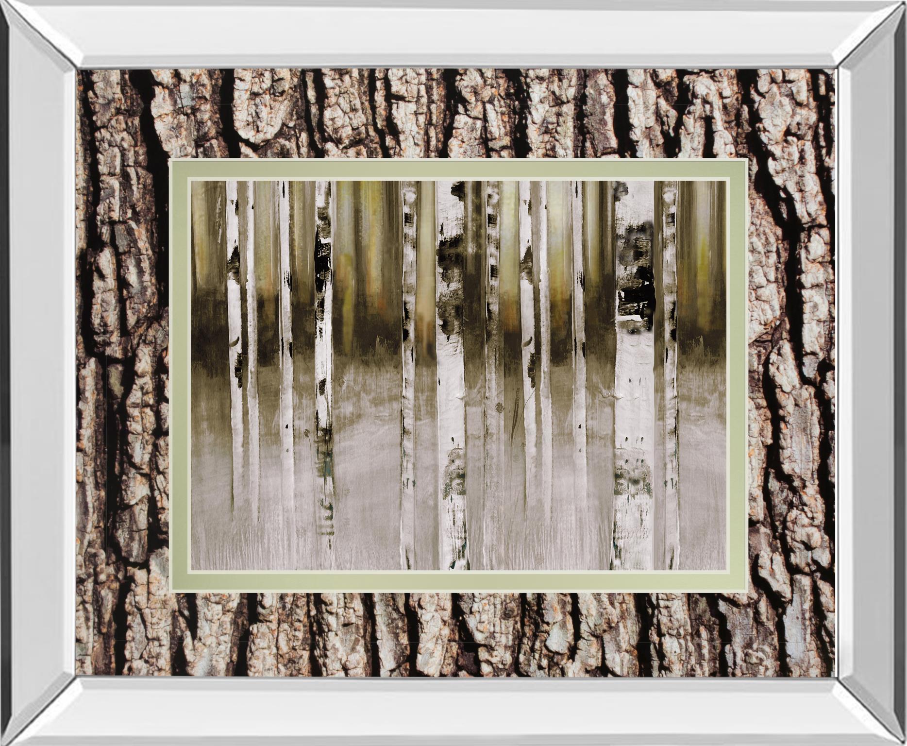 Mirrored Frame Fern Creek By Susan Jill 34X40 Mirror Frame Print