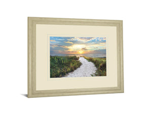 Morning Trail By Celebrate Life Gallery 34X40 Framed Print