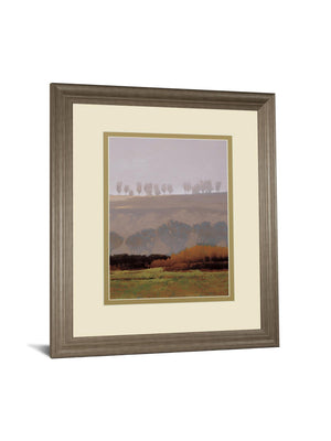 Trees Above The River By M. Bohne 34X40 Framed Print