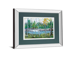 Mirrored Frame Extounge Rapids By G. Forsythe 34X40 Mirror Frame Print