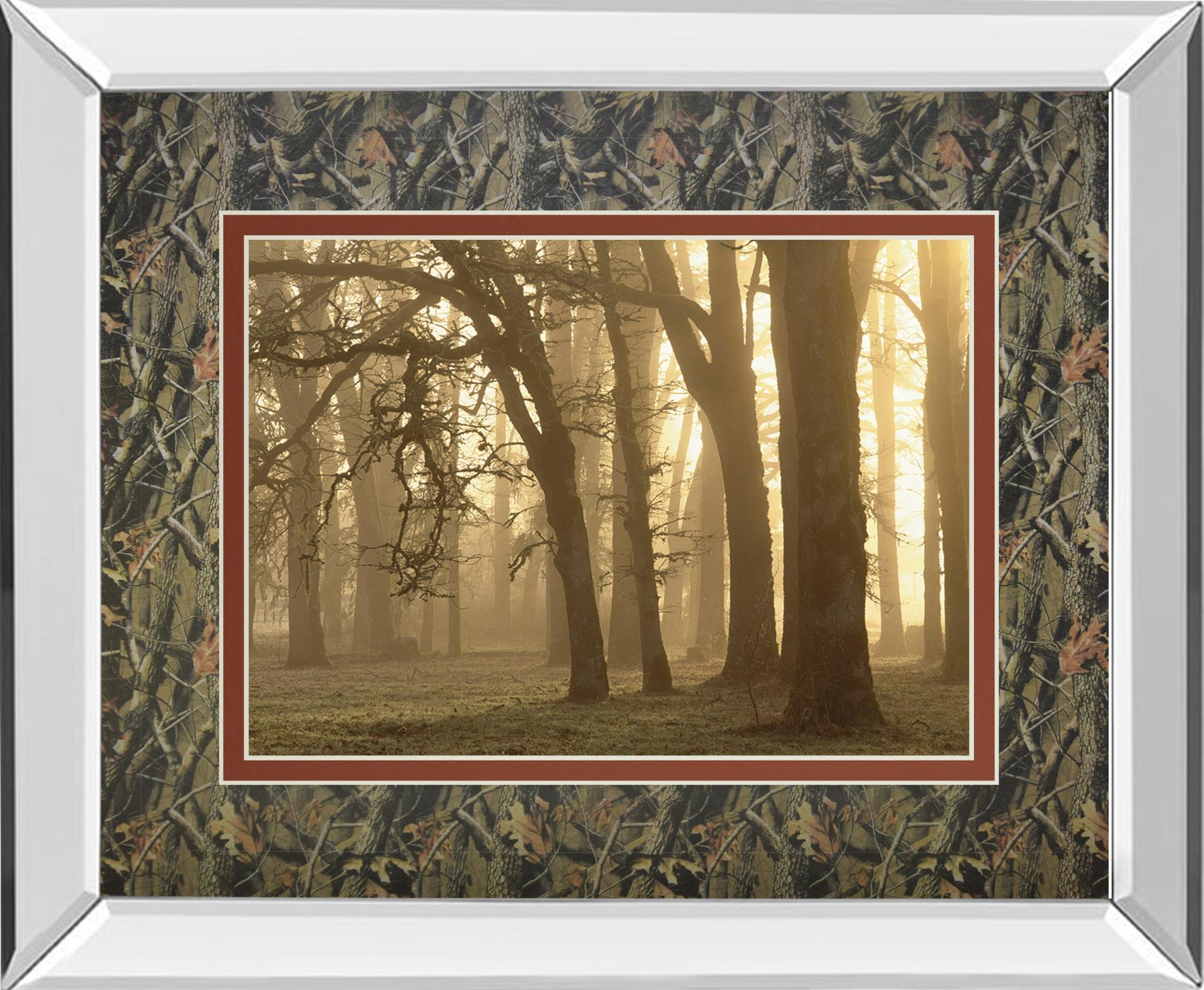 Mirrored Frame Woodland Sweep By Dennis Frate 34X40 Mirror Frame Print