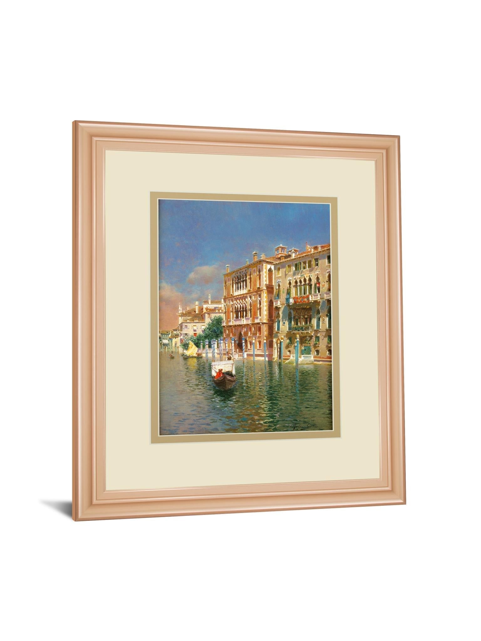 The Grand Canal, Venice By Rubens Santora 34X40 Framed Print
