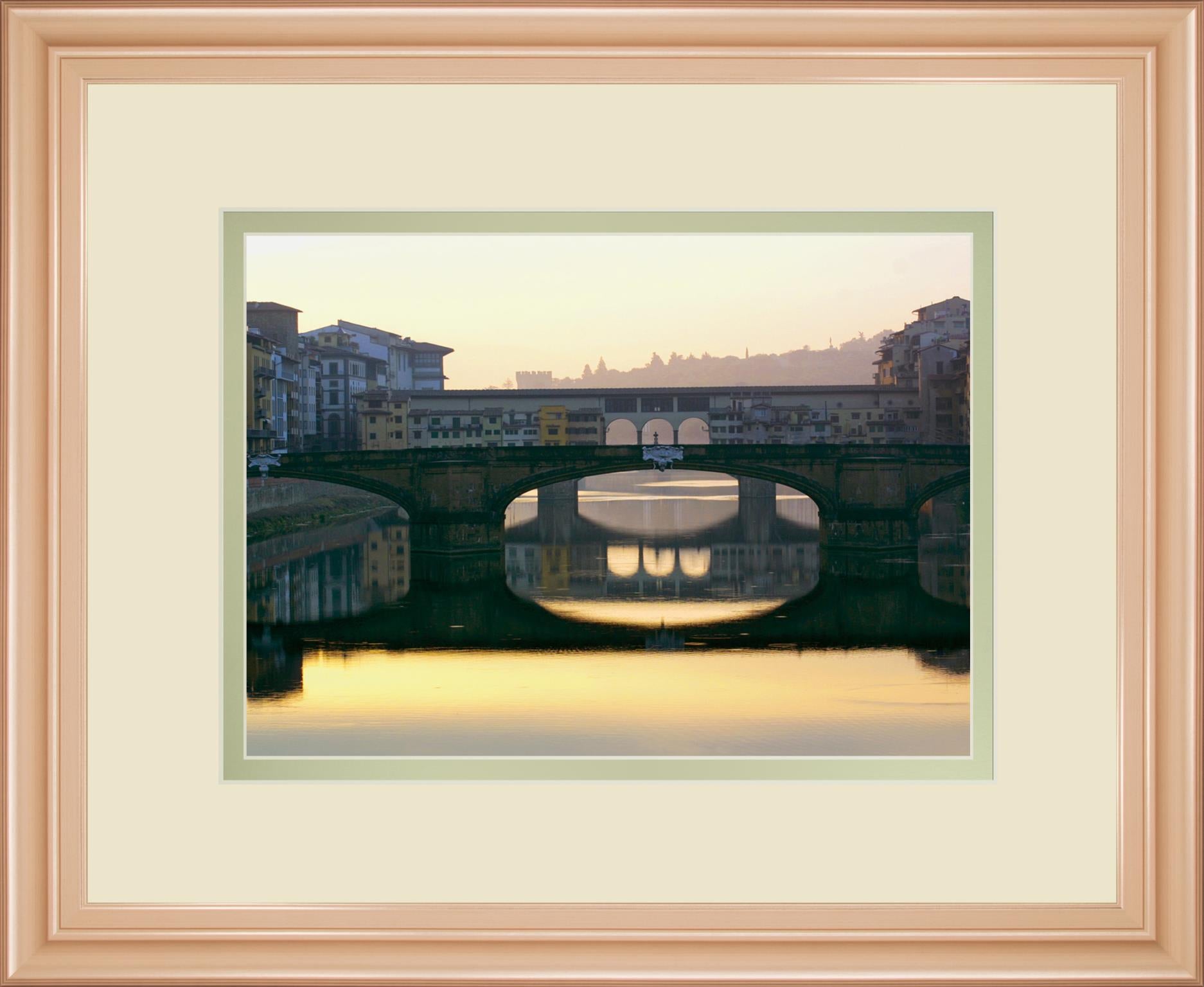 Ponte Vecchio By Bill Philip 34X40 Framed Print