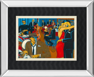 Mirrored Frame After Hours By Marsha Hammel 34X40 Mirror Frame Print