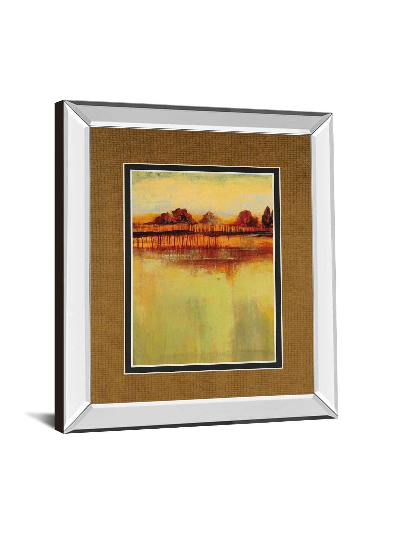 Mirrored Frame October Sky I By George 34X40 Mirror Frame Print