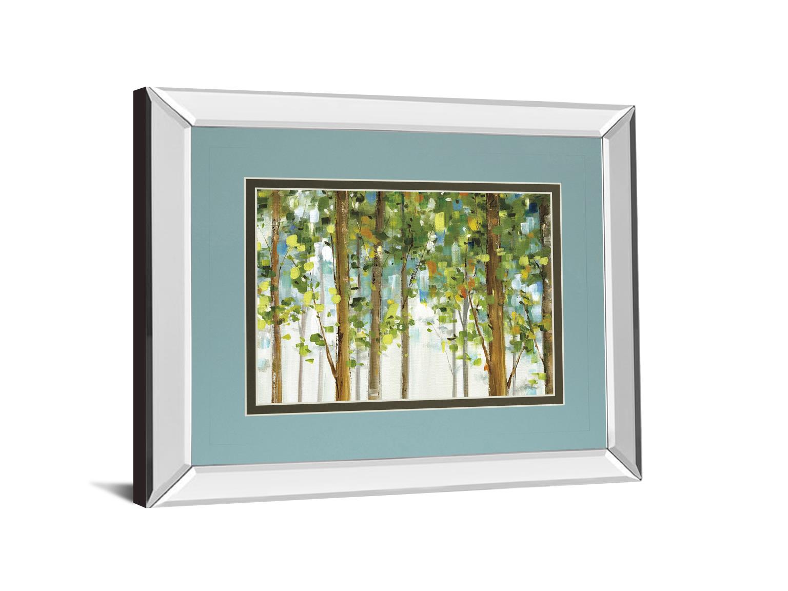 Mirrored Frame Forest Study I Crop By Lisa Audit 34X40 Mirror Frame Print