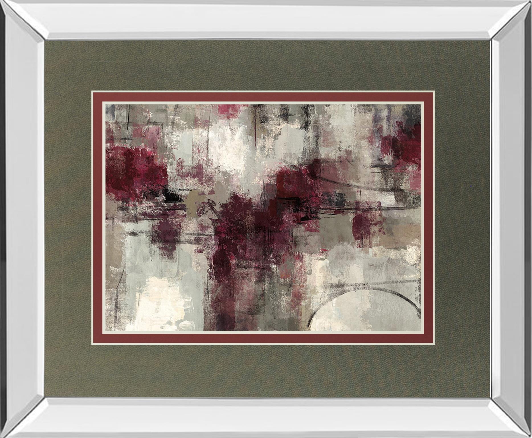 Mirrored Frame Stone Gardens By Silvia Vassileva 34X40 Mirror Frame Print