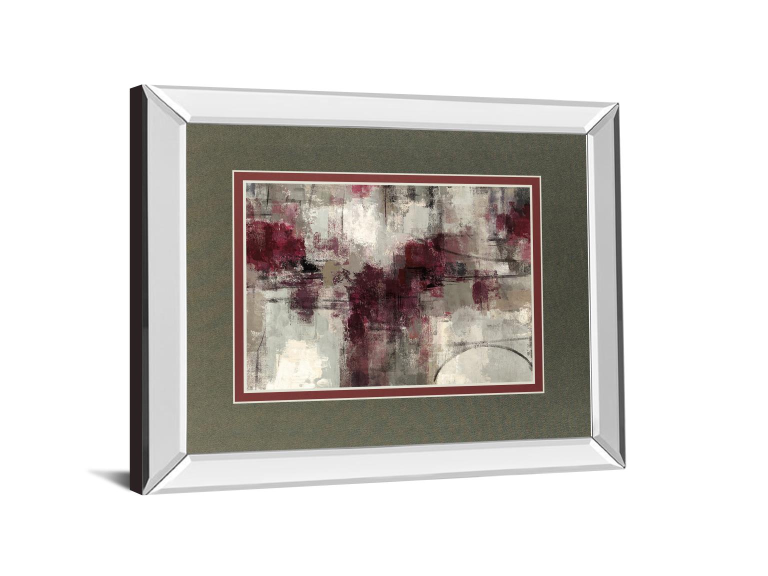 Mirrored Frame Stone Gardens By Silvia Vassileva 34X40 Mirror Frame Print