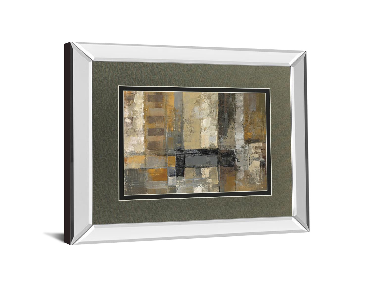 Mirrored Frame One Way Street By Silvia Vassileva 34X40 Mirror Frame Print