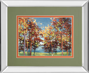 Mirrored Frame Kaliedoscope By Jmp 34X40 Mirror Frame Print