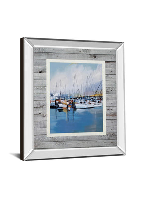 Mirrored Frame Along The Quay By Fitsimmons, A. 34X40 Mirror Frame Print