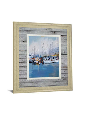 Along The Quay By Fitsimmons, A. 34X40 Framed Print