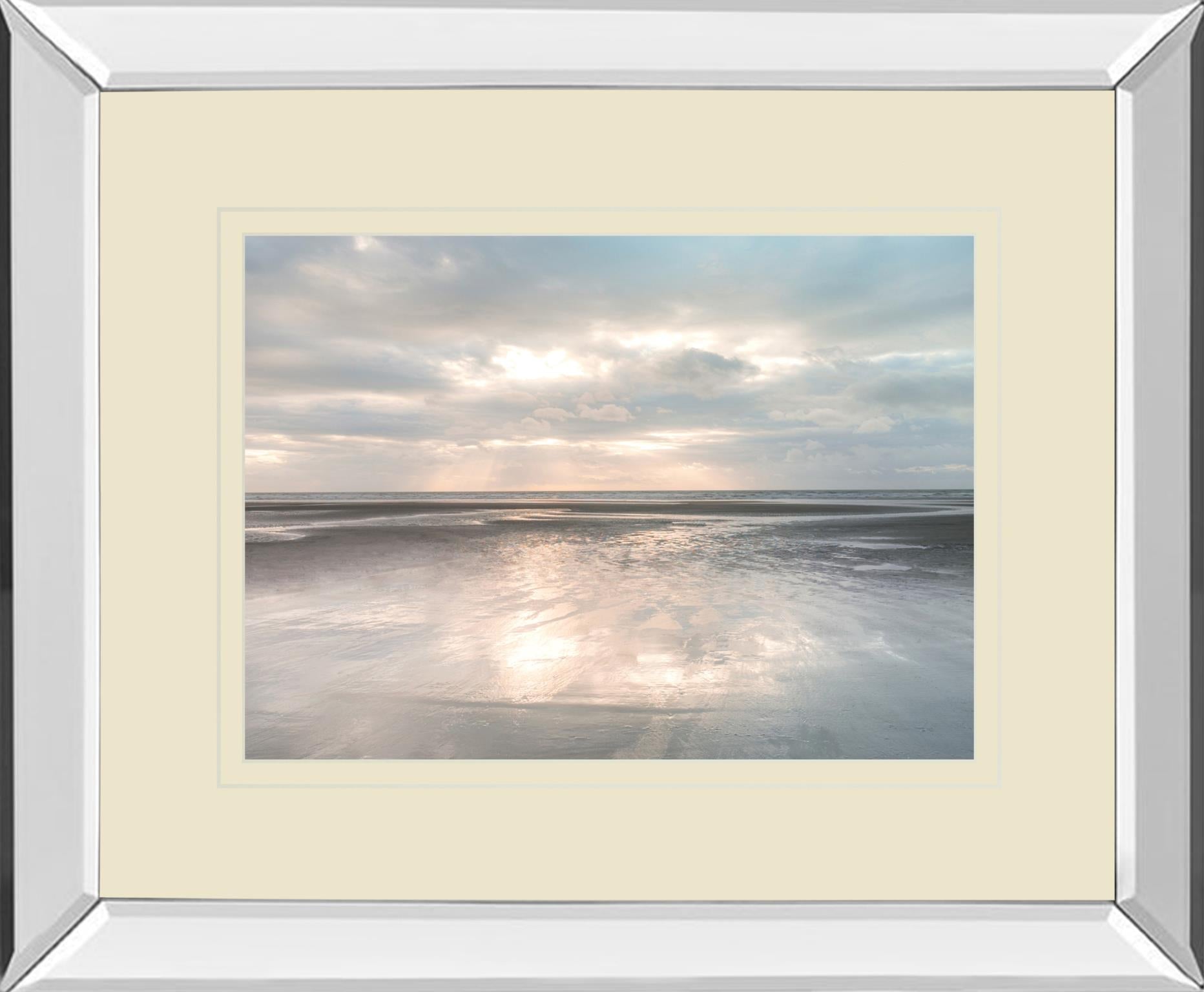 Silver Sands By Assaf Frank 34X40 Mirror Frame Print