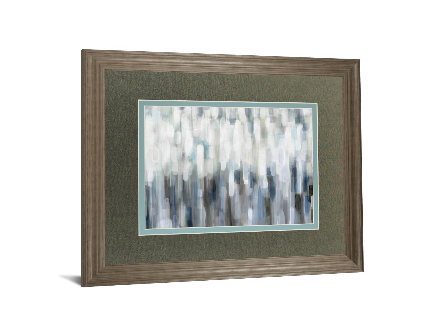Silver Rain By Karen Lorena Parker 34X40 Framed Print