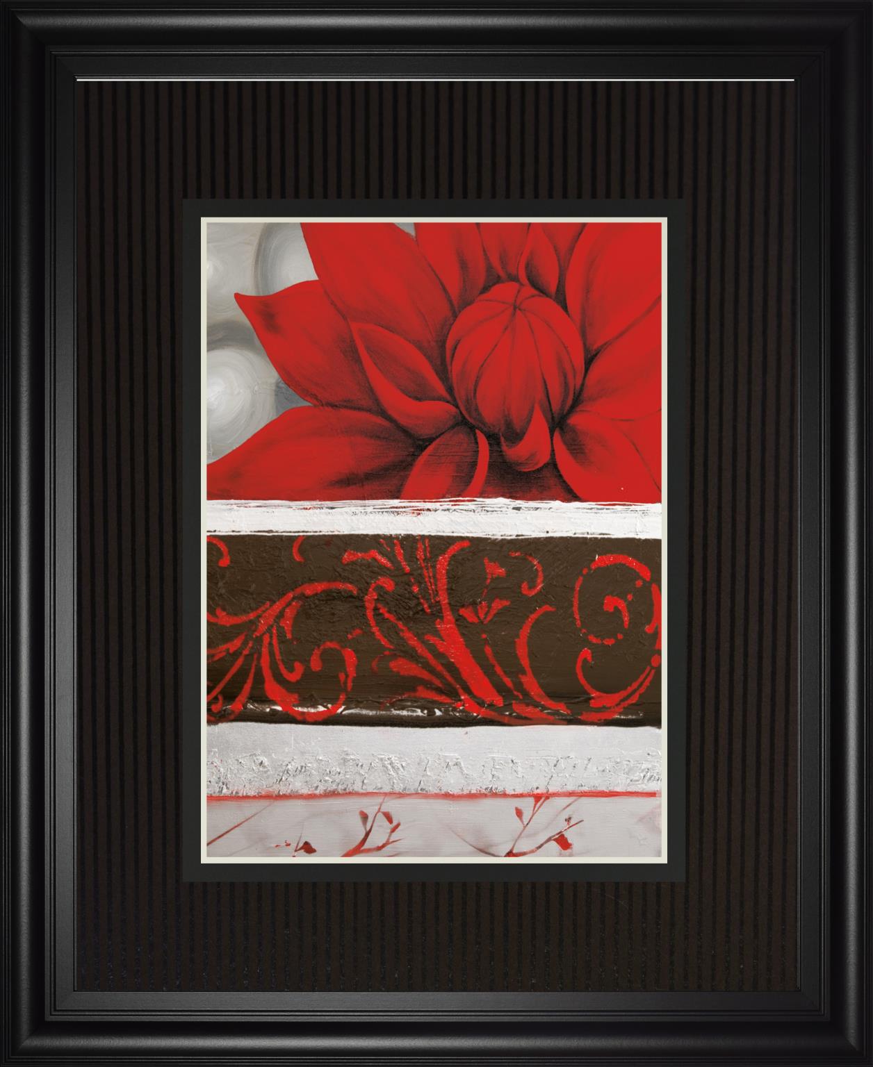 Sumptuous Red By Jasmin Zara Copley 34X40 Framed Print