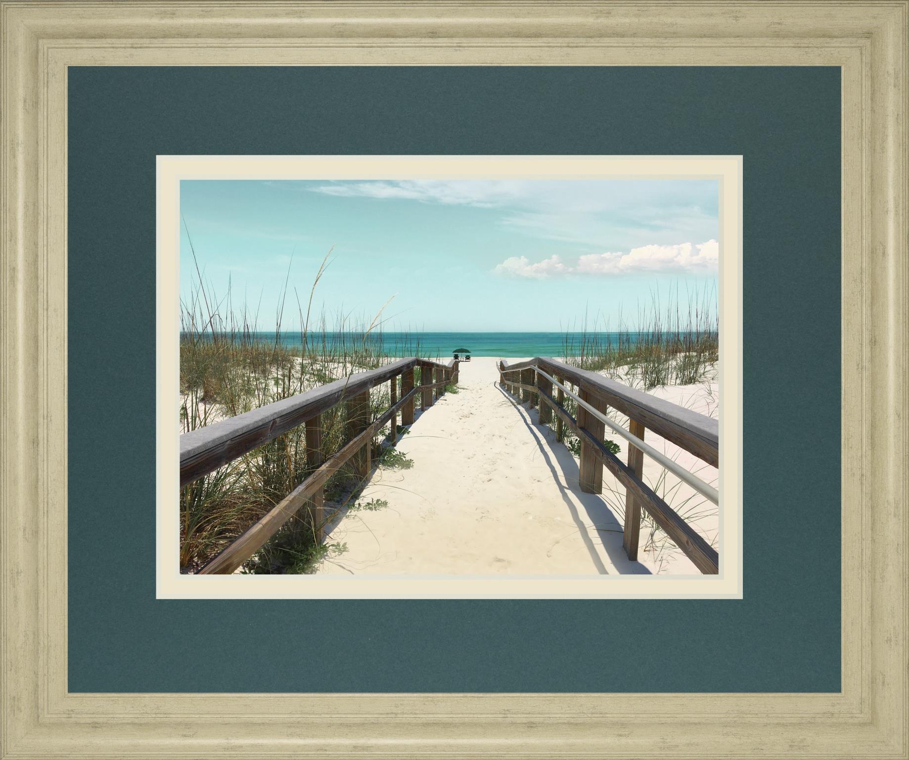 Welcome To Paradise By Nan 34X40 Framed Print