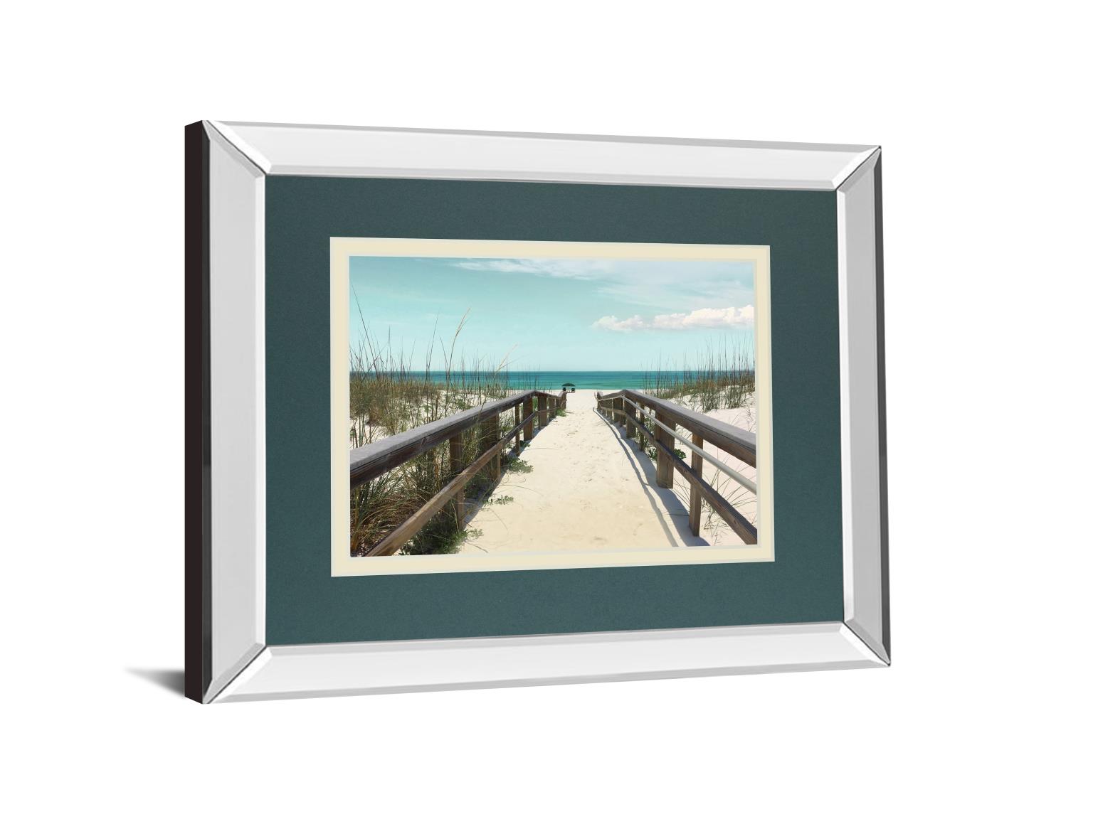 Welcome To Paradise By Nan 34X40 Mirror Frame Print