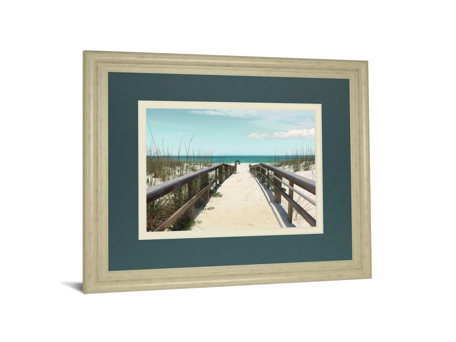 Welcome To Paradise By Nan 34X40 Framed Print