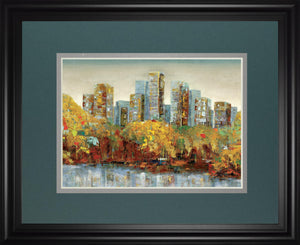 Central Park By Carmen Dolce 34X40 Framed Print