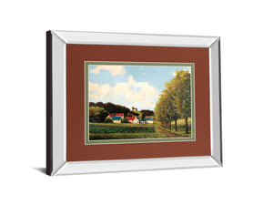 Little Farms By Pieter Molenaar 34X40 Mirror Frame Print