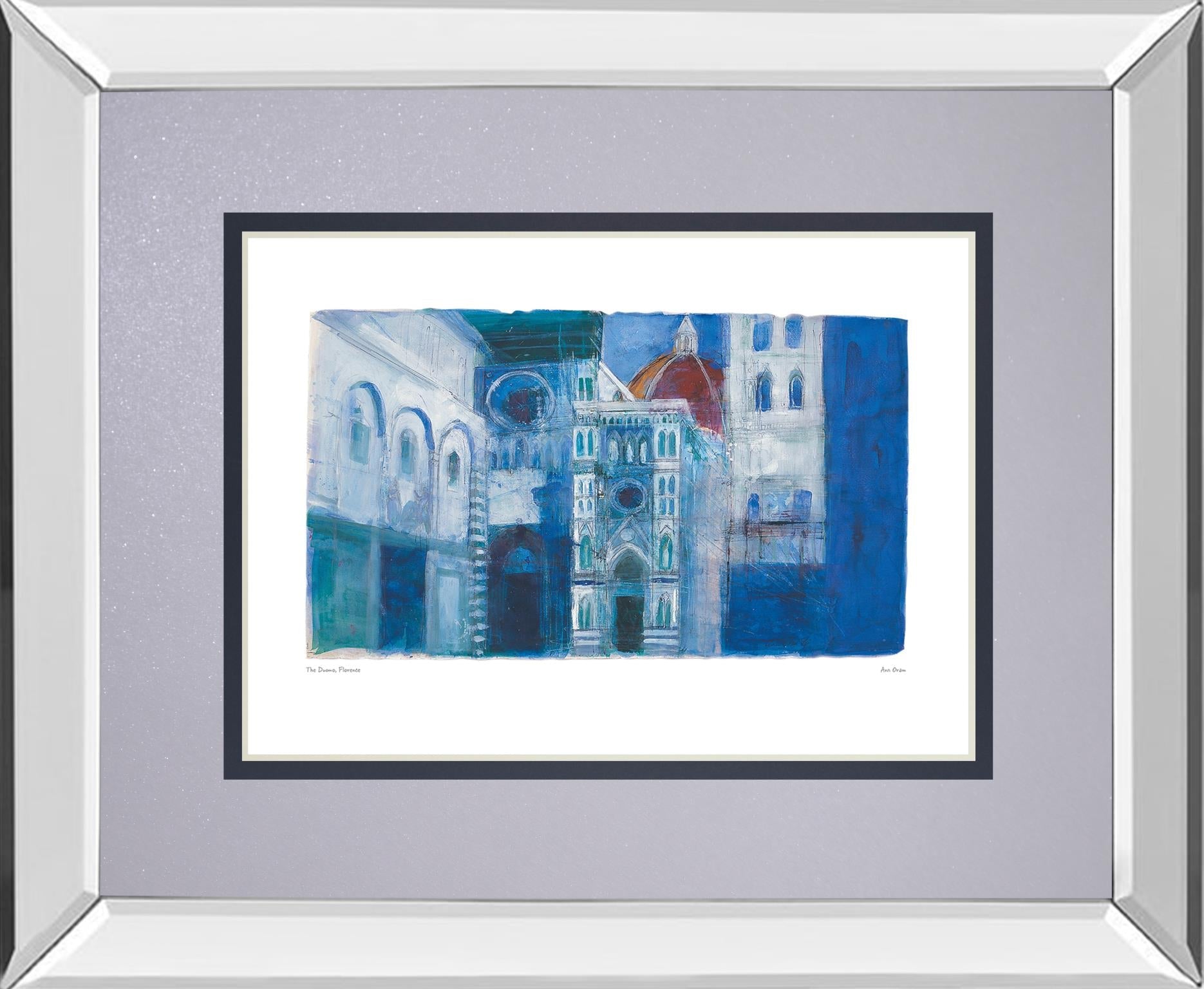 The Duomo, Florence By Ann Oram 34X40 Mirror Frame Print