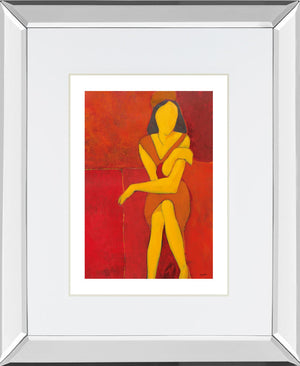 In View Of I By Augustine 34X40 Mirror Frame Print