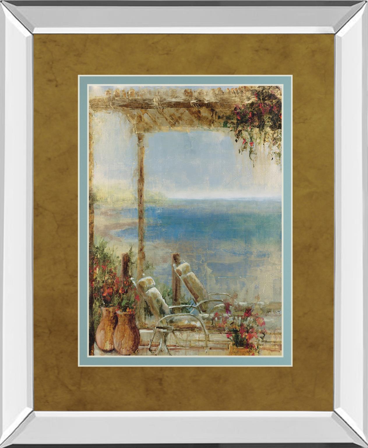 Ocean Retreat Ii By Stiles 34X40 Mirror Frame Print