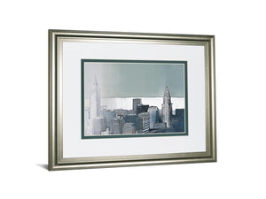 Chrysler And Empire State Spain By Farre`, J. 34X40 Framed Print