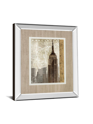 Autumn In New York By Mallett, K 34X40 Mirror Frame Print