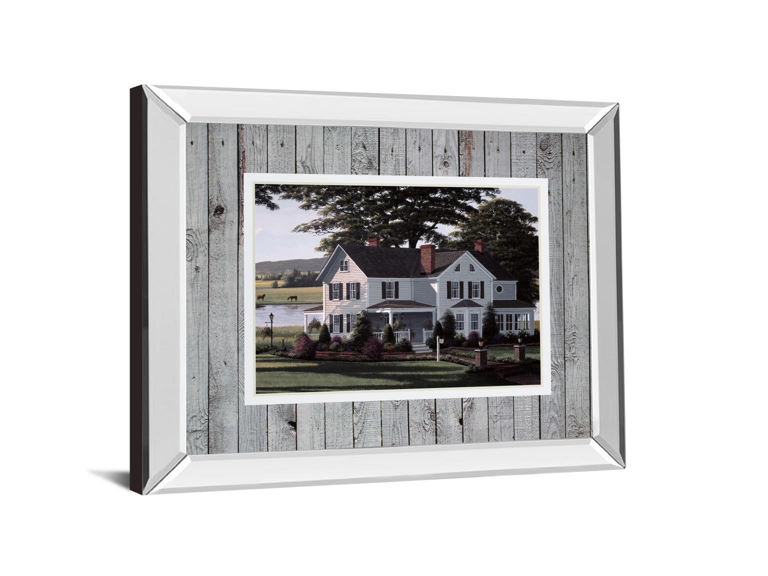 The Counrty Inn By Saunders, B. 34X40 Mirror Frame Print