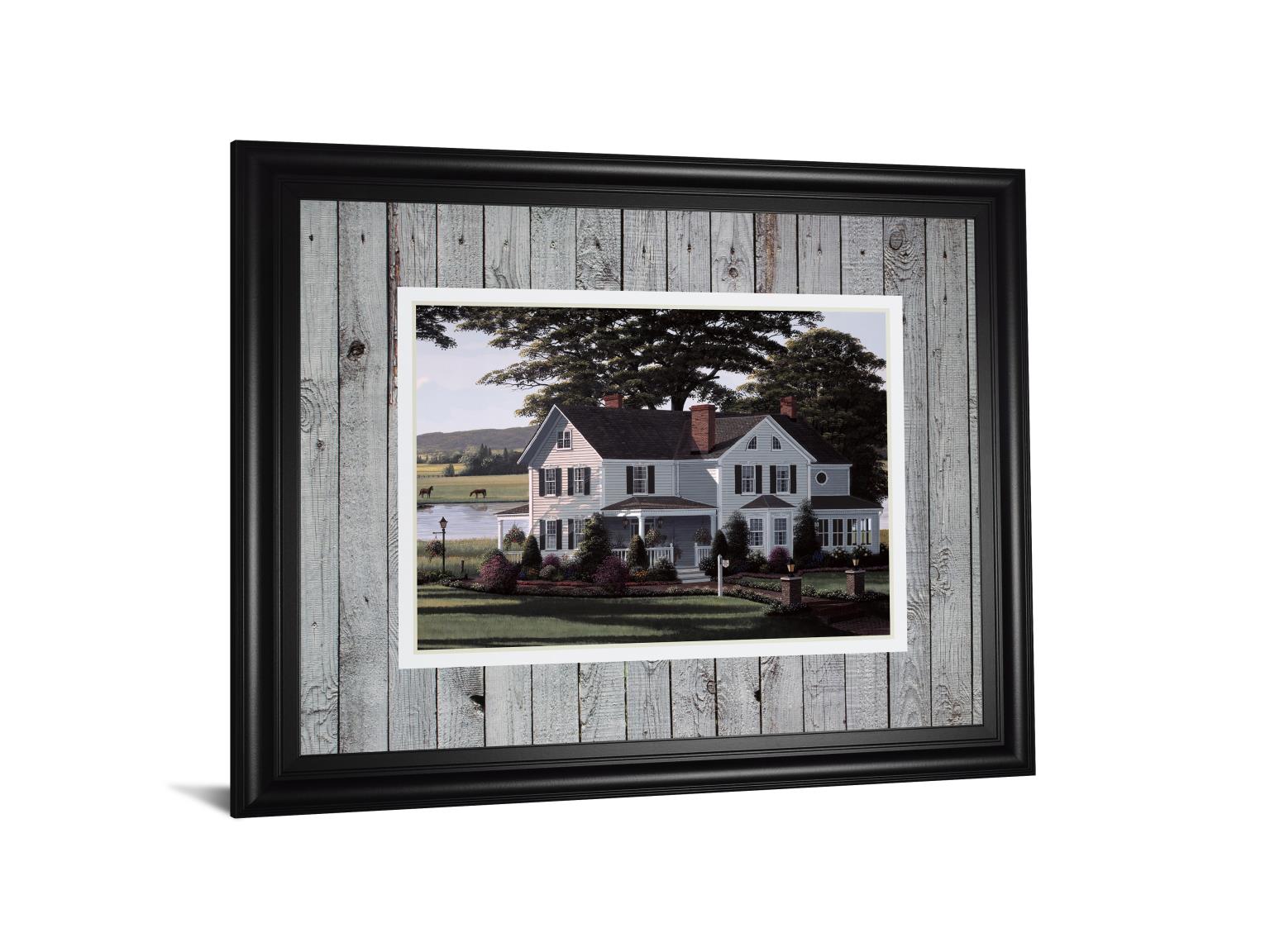The Counrty Inn By Saunders, B. 34X40 Framed Print