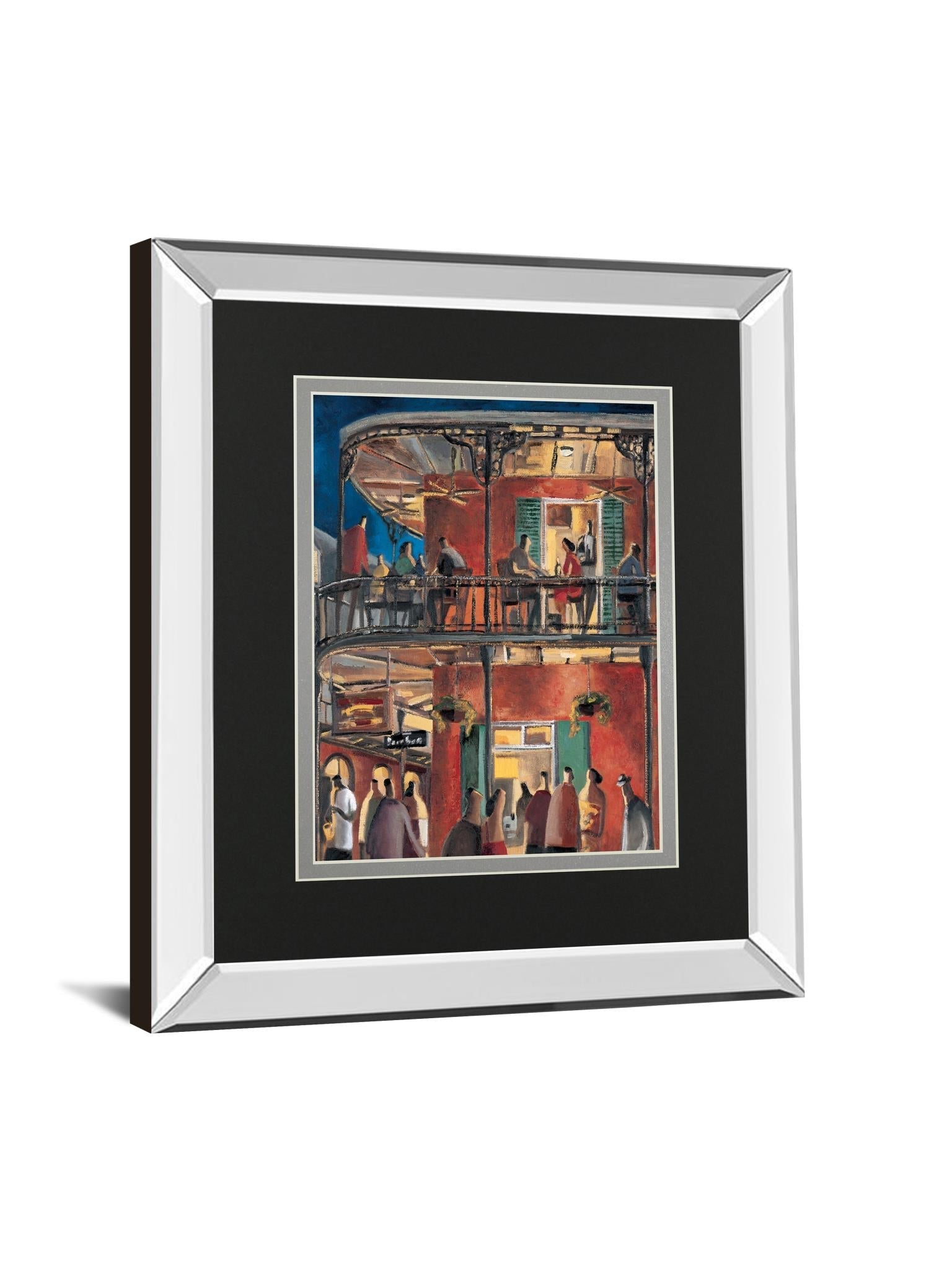 New Orleans Street By Lourengo, D. 34X40 Mirror Frame Print
